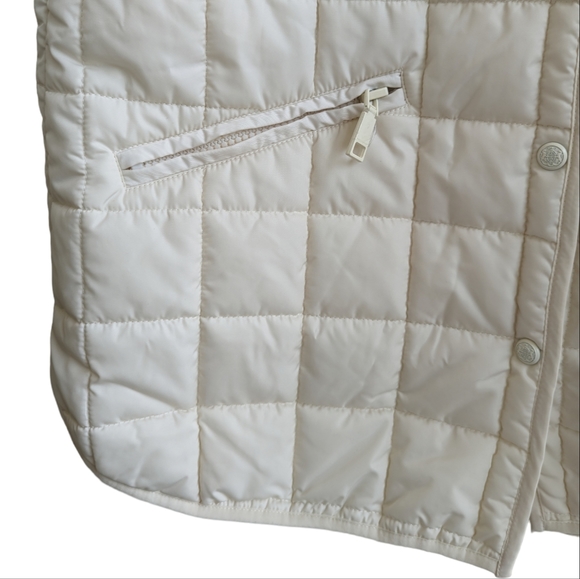 Rebecca Minkoff Cream Lightweight Quilted Jacket - Picture 4 of 6